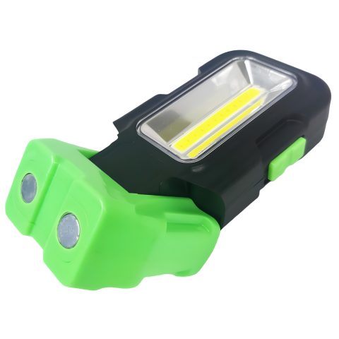 Светодиодный LED-фонарь COB с магнитом и крючком