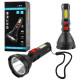 Аккумуляторный LED-фонарь L-830 с боковой COB-подсветкой