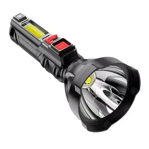Аккумуляторный LED-фонарь L-830 с боковой COB-подсветкой
